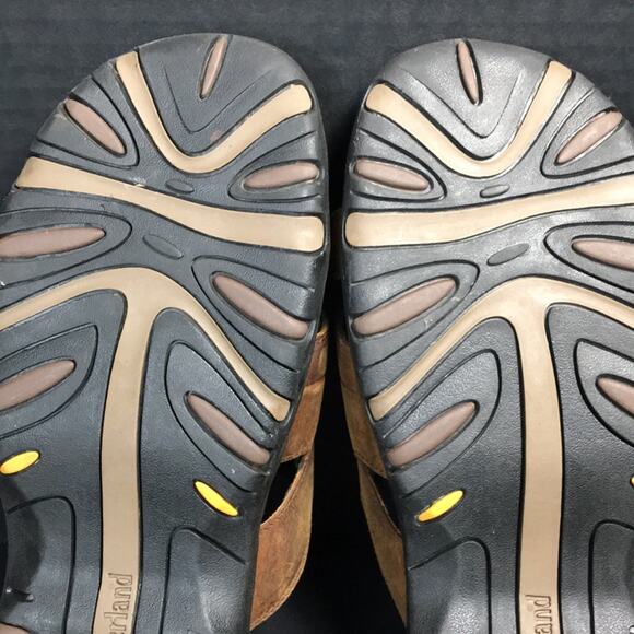 Timberland Brown Leather Slide‎ Sandals Men's Size 11M - Picture 10 of 12